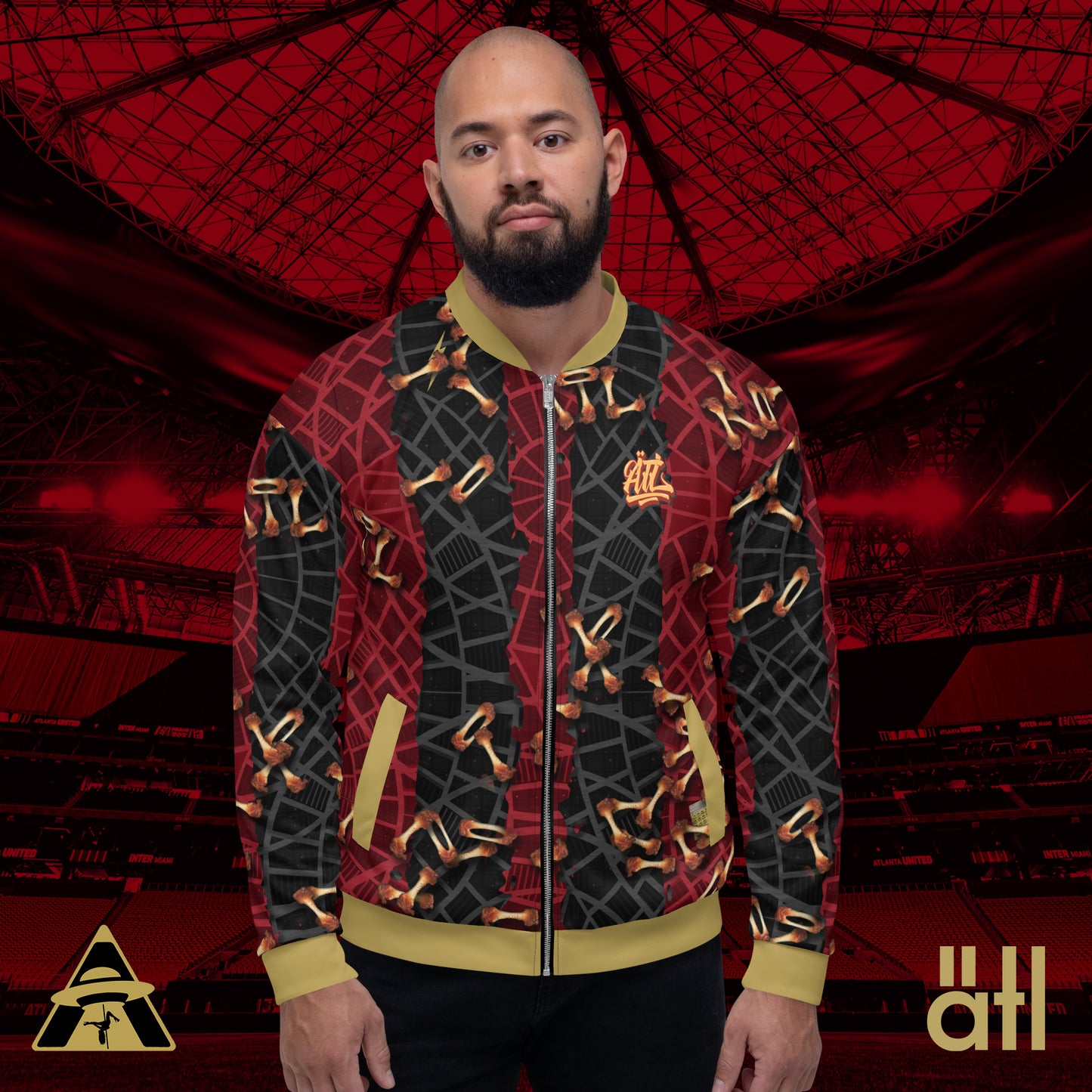 ÄTL Spread Your Wings Unisex Bomber Jacket (ETA 3weeks)