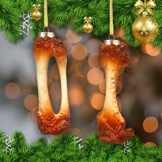 ÄTL Christmas Wing Bone Ornament (pickel)